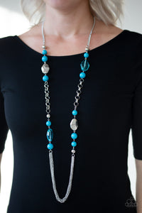 Marina Majesty - Blue Necklace – Paparazzi Accessories