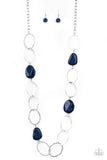 Modern Day Malibu - Blue Necklace – Paparazzi Accessories