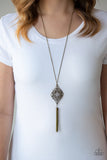 Totally Worth the TASSEL - Brass Necklace – Paparazzi Accessories