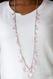 GLOW And Steady Wins The Race - Pink Necklace – Paparazzi Accessories
