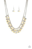 Pebble Pioneer - Yellow Necklace – Paparazzi Accessories