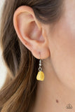 Quarry Trail - Yellow Necklace - Paparazzi Accessories