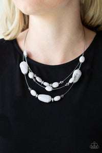 Radiant Reflections - Silver Necklace – Paparazzi Accessories