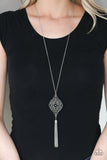 Totally Worth The TASSEL - Silver Necklace – Paparazzi Accessories