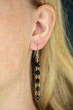 Trickle-Down Effect - Black Earrings – Paparazzi Accessories