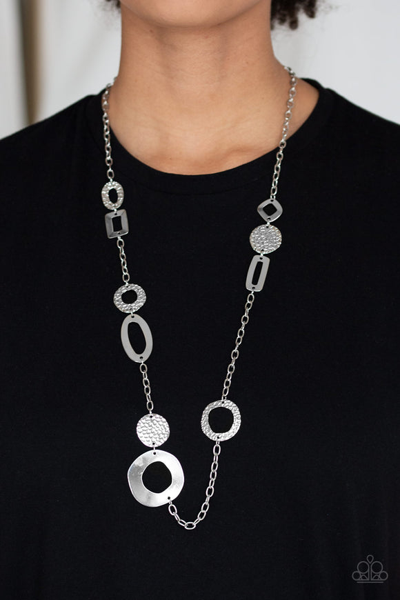 Metro Scene - Silver Necklace – Paparazzi Accessories