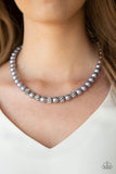 Posh Boss - Silver Necklace – Paparazzi Accessories