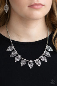 Leafy Lagoon - Silver Necklace – Paparazzi Accessories