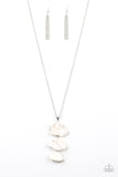 On The ROAM Again - White Necklace – Paparazzi Accessories