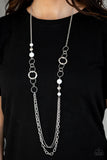 Modern Motley - White Necklace – Paparazzi Accessories