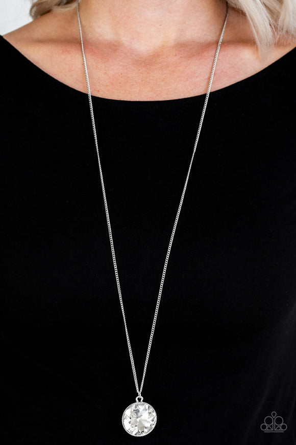 Dauntless Diva - White Necklace – Paparazzi Accessories
