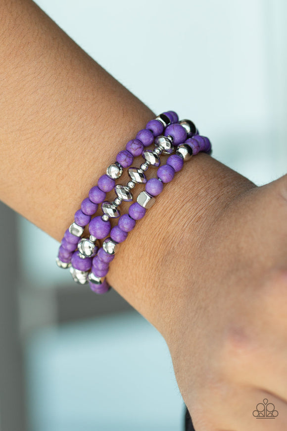Mountain Artist - Purple Bracelet – Paparazzi Accessories