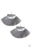 Fox Trap - Silver Earrings – Paparazzi Accessories