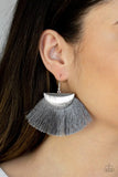 Fox Trap - Silver Earrings – Paparazzi Accessories