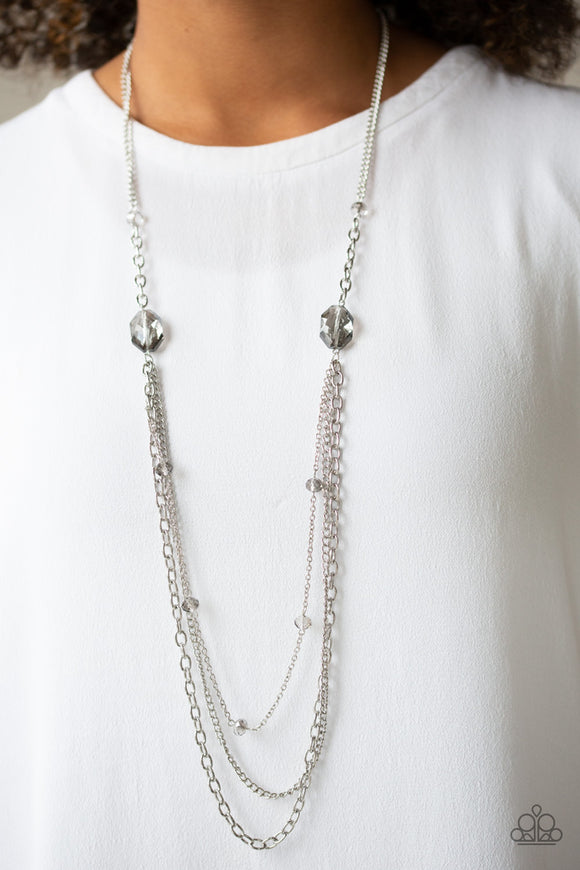 Dare to Dazzle - Silver Necklace – Paparazzi Accessories
