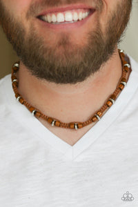 WOOD You Believe It - Brown Necklace – Paparazzi Accessories