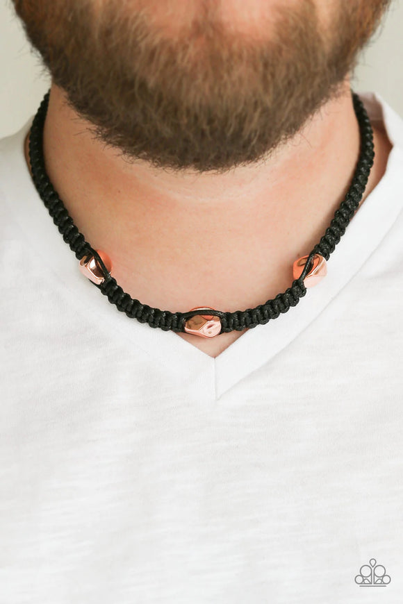 RIDER'S Block - Copper Necklace – Paparazzi Accessories