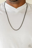 Free Agency - Black Necklace – Paparazzi Accessories