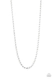 Free Agency - Silver Necklace – Paparazzi Accessories