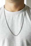 Free Agency - Silver Necklace – Paparazzi Accessories