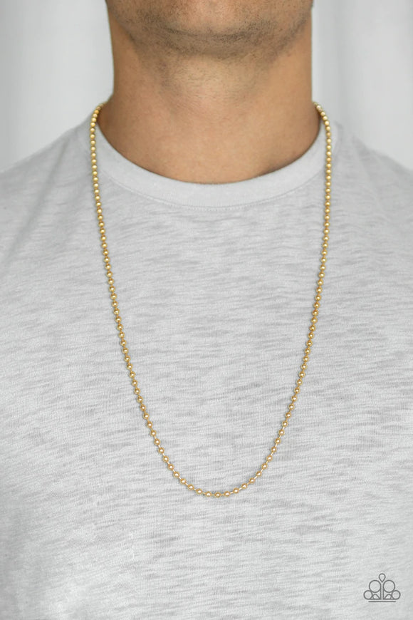 Mardi Gras Madness - Gold Necklace – Paparazzi Accessories