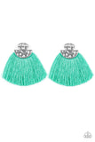 Make Some PLUME - Green Earrings – Paparazzi Accessories