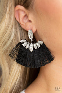 Formal Flair - Black Earrings – Paparazzi Accessories