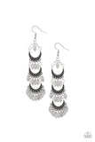 Take Your CHIME - Silver Earrings – Paparazzi Accessories