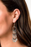 Take Your CHIME - Silver Earrings – Paparazzi Accessories