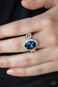 Magnificent Majesty - Blue Ring – Paparazzi Accessories