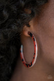 HAUTE-Blooded - Brown Earrings – Paparazzi Accessories