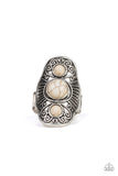 Stone Oracle - White Ring – Paparazzi Accessories