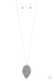 Natural Re-LEAF - Silver Necklace – Paparazzi Accessories