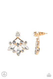 Crystal Constellations - Gold Earrings – Paparazzi Accessories