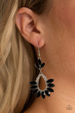 Extra Exquisite - Black Earrings – Paparazzi Accessories