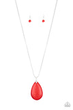 Sedona Sandstone - Red Necklace – Paparazzi Accessories