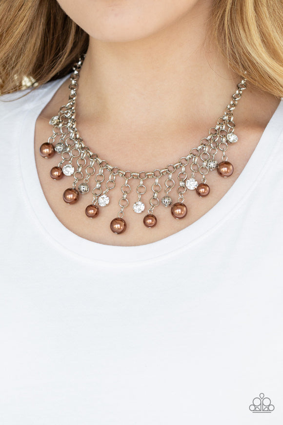 HEIR-headed - Brown Necklace – Paparazzi Accessories