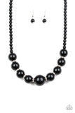 SoHo Socialite - Black Necklace – Paparazzi Accessories
