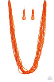 Congo Colada - Orange Necklace – Paparazzi Accessories