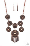 Modern Medalist - Copper Necklace – Paparazzi Accessories