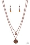 Modern Minimalist - Copper Necklace – Paparazzi Accessories