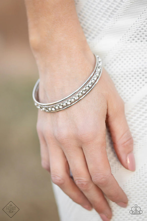 Ballroom Bauble - Silver Bracelet – Paparazzi Accessories