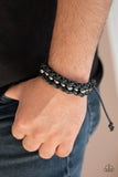 Motor Pool - Black Bracelet – Paparazzi Accessories