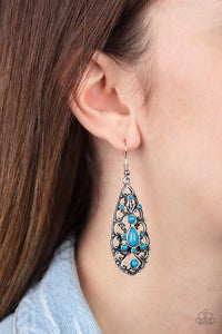 Fantastically Fanciful - Blue Earrings – Paparazzi Accessories