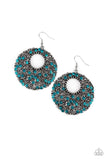 Starry Showcase - Blue Earrings – Paparazzi Accessories