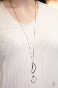 Shapely Silhouettes - Black Necklace – Paparazzi Accessories
