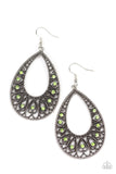 Love To Be Loved - Green Earrings – Paparazzi Accessories