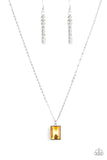 Pro Edge - Yellow  Necklace – Paparazzi Accessories