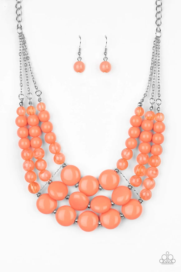 Flirtatiously Fruity - Orange Necklace – Paparazzi Accessories