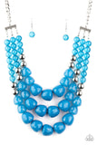 Forbidden Fruit - Blue Necklace – Paparazzi Accessories